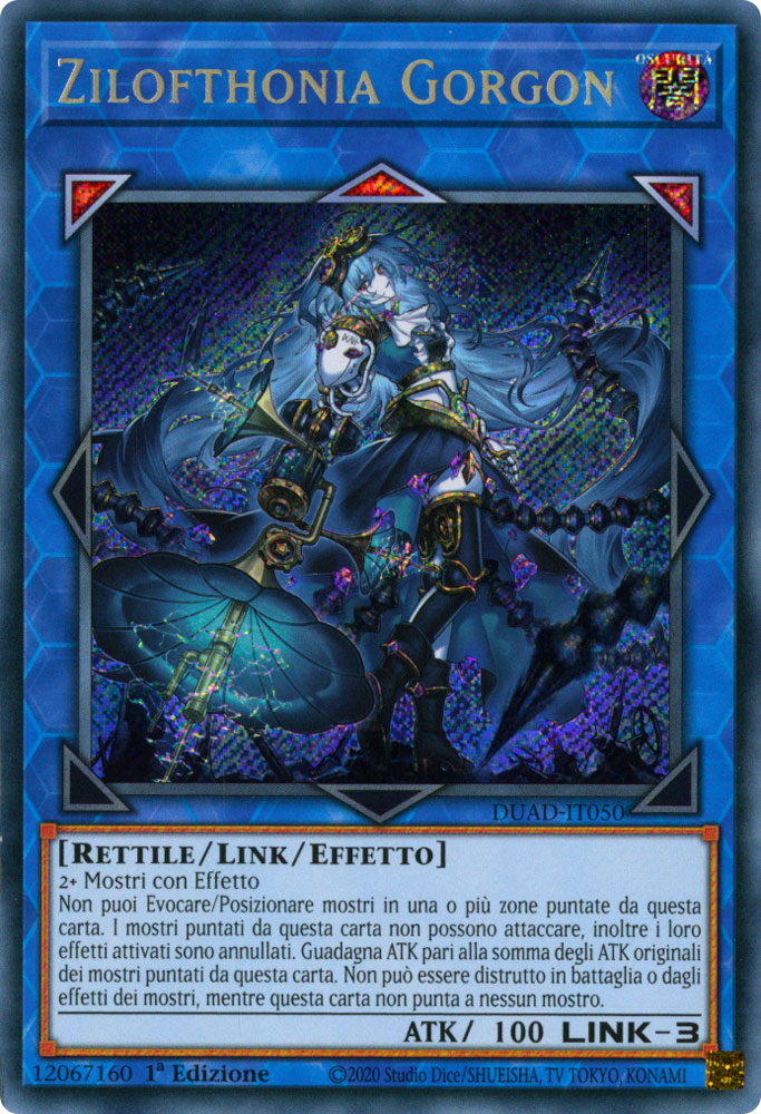 DUAD-IT050 Zilofthonia Gorgon Rara Segreta 1a Edizione (IT) -NEAR MINT-
