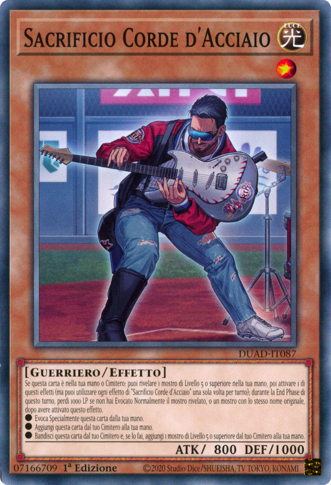 DUAD-IT087 Sacrificio Corde d'Acciaio Comune 1a Edizione (IT) -NEAR MINT-