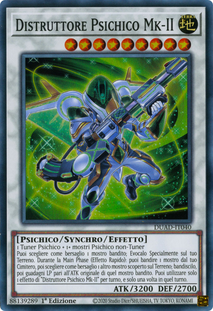 DUAD-IT040 Distruttore Psichico Mk-II Super Rara 1a Edizione (IT) -NEAR MINT-