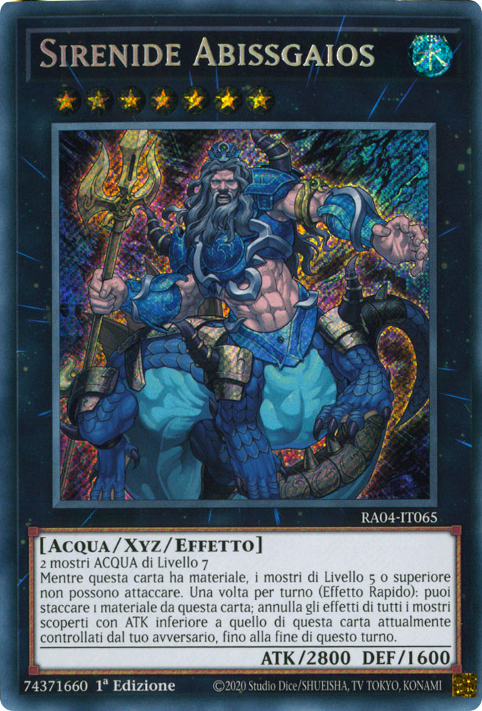 RA04-IT065 Sirenide Abissgaios Rara Segreta 1a Edizione (IT) -NEAR MINT-