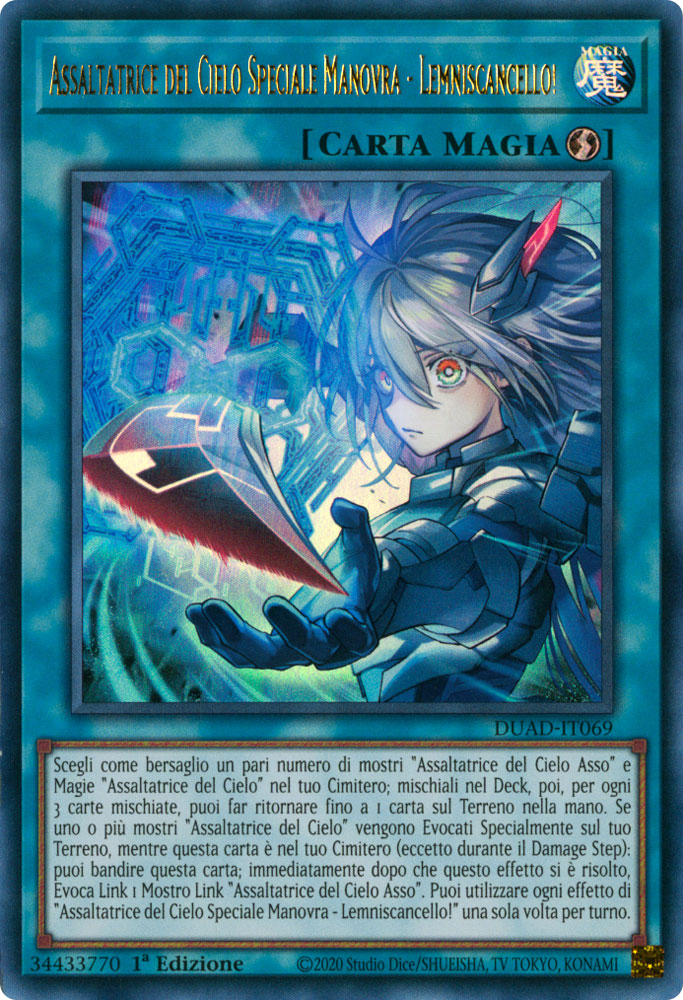DUAD-IT069 Assaltatrice del Cielo Speciale Manovra - Lemniscancello! Ultra Rara 1a Edizione (IT) -NEAR MINT-