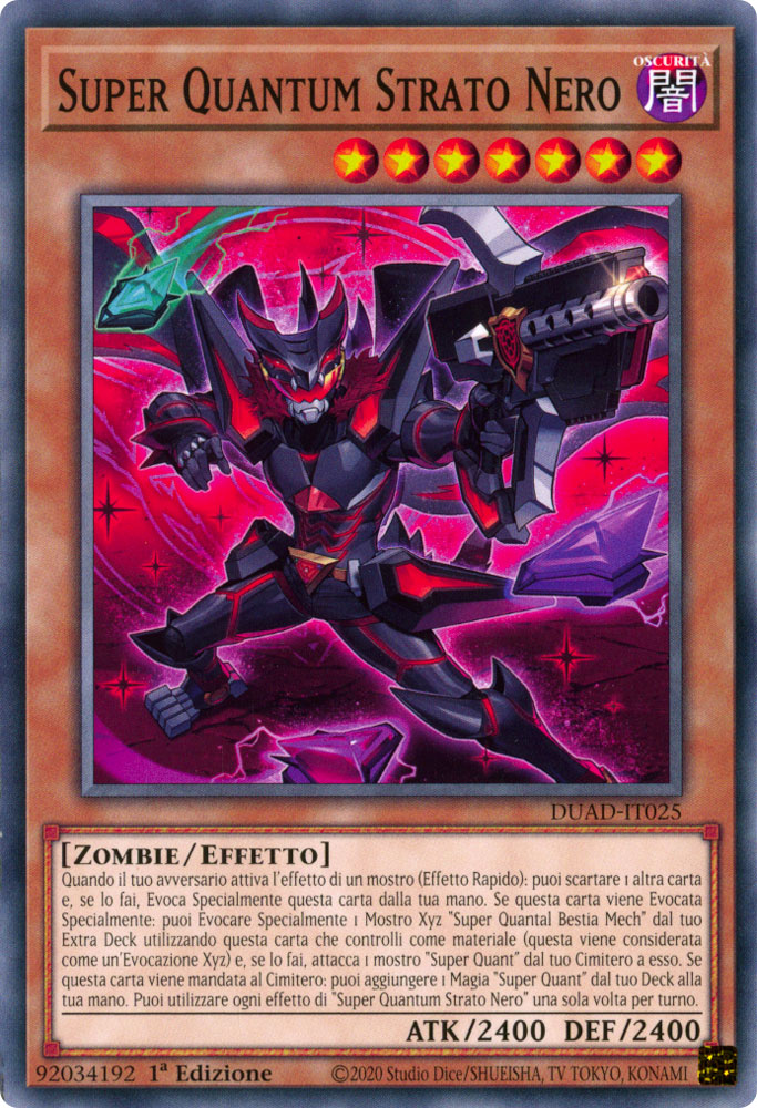 DUAD-IT025 Super Quantum Strato Nero Comune 1a Edizione (IT) -NEAR MINT-