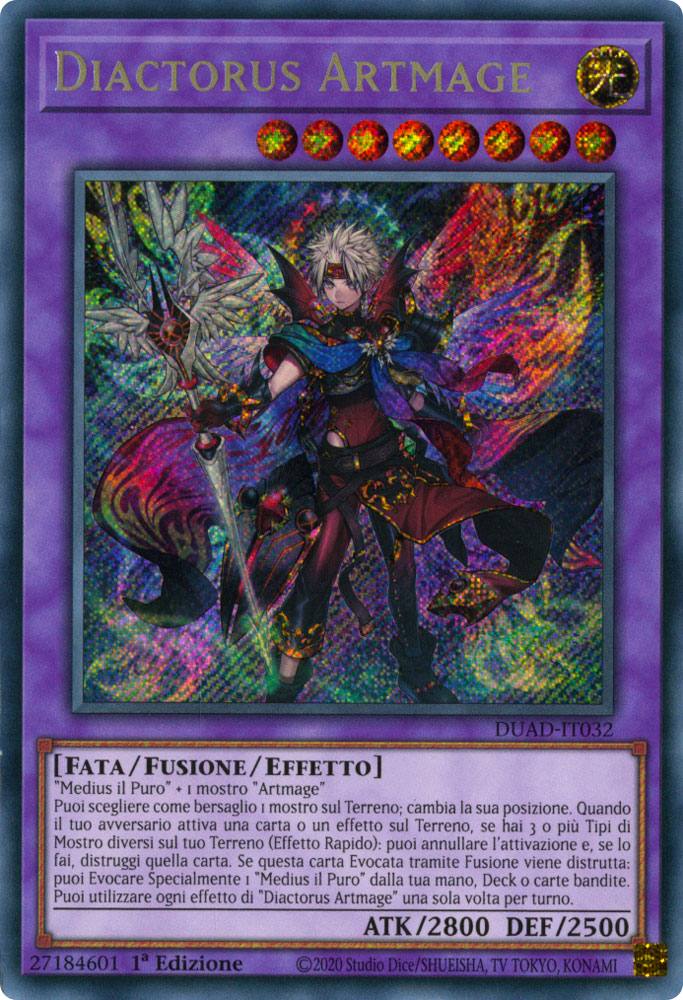 DUAD-IT032 Diactorus Artmage Rara Segreta 1a Edizione (IT) -NEAR MINT-