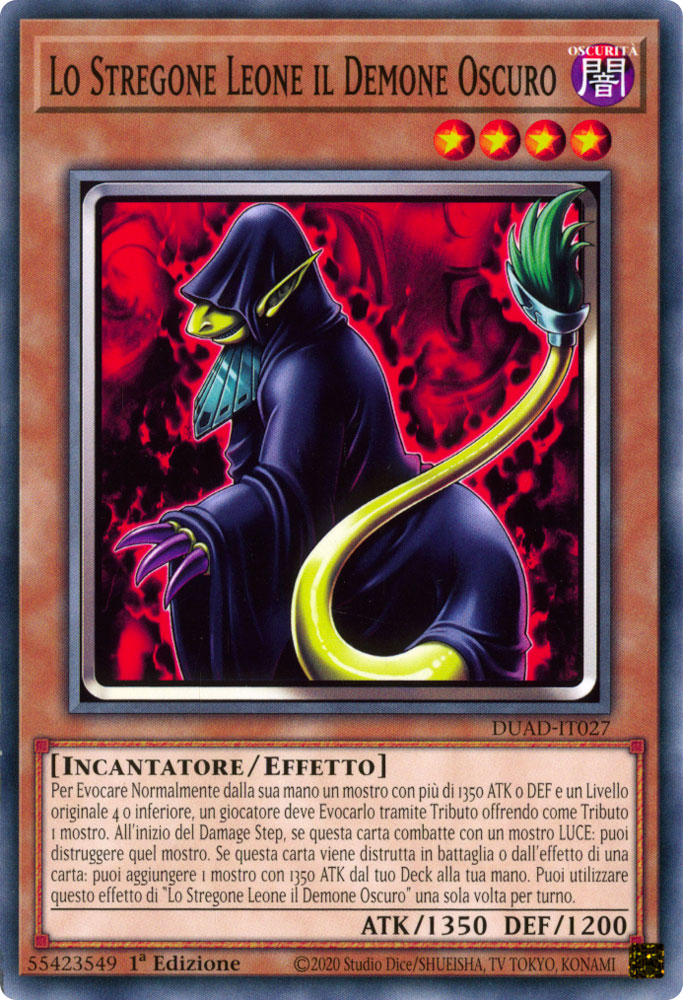 DUAD-IT027 Lo Stregone Leone del Demone Oscuro Comune 1a Edizione (IT) -NEAR MINT-