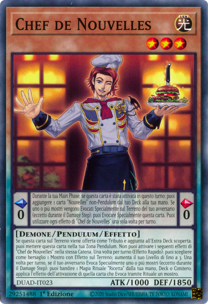 DUAD-IT023 Chef de Nouvelles Comune 1a Edizione (IT) -NEAR MINT-