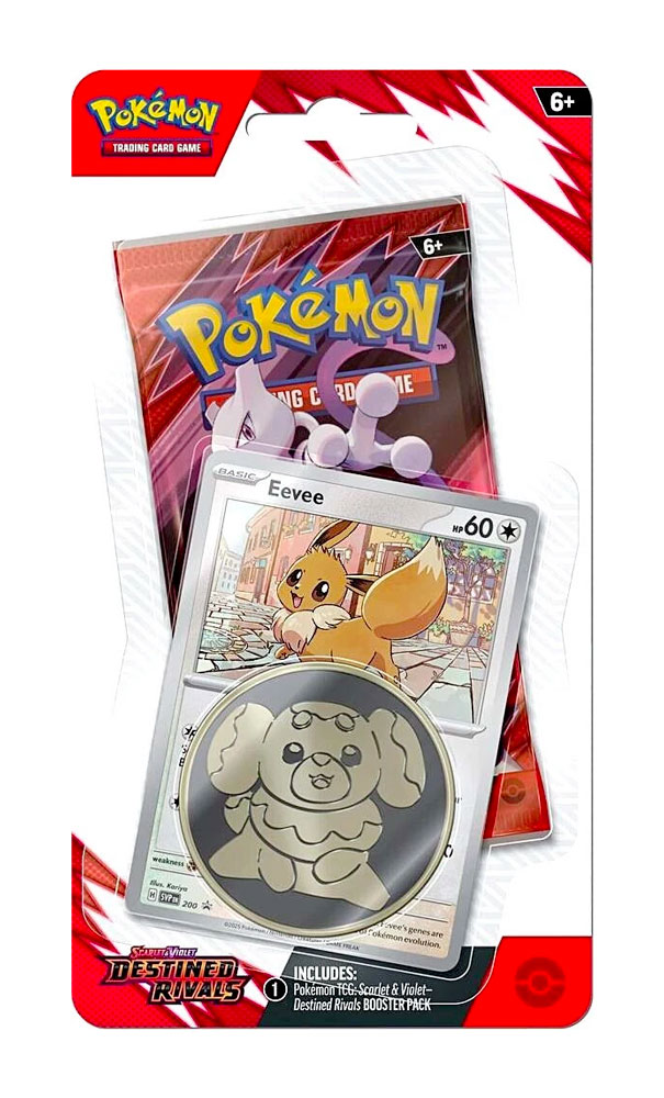 SV10 Scarlet & Violet Destined Rivals Checklane Blister Eevee (EN)