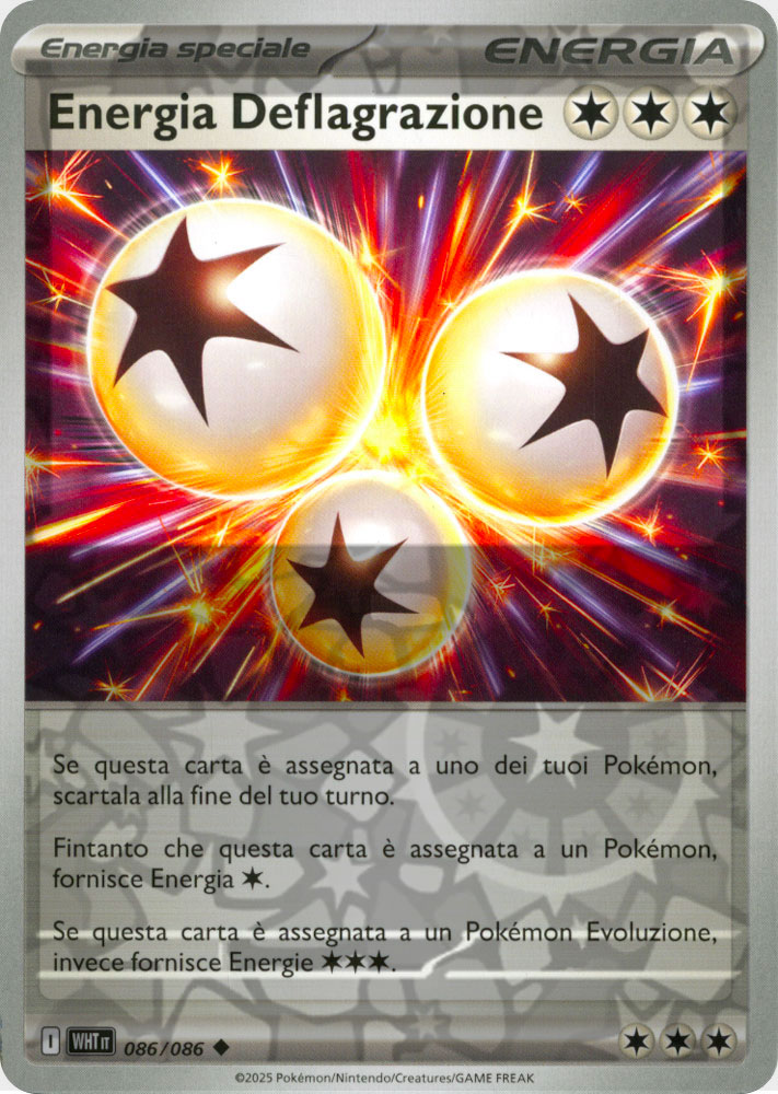 086 / 086 Energia Deflagrazione Non Comune foil reverse (IT) -NEAR MINT-