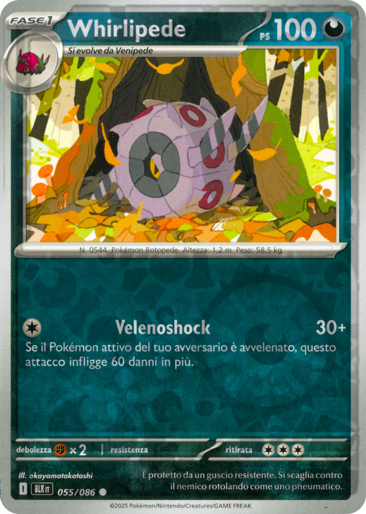 055 / 086 Whirlipede Comune foil reverse (IT) -NEAR MINT-