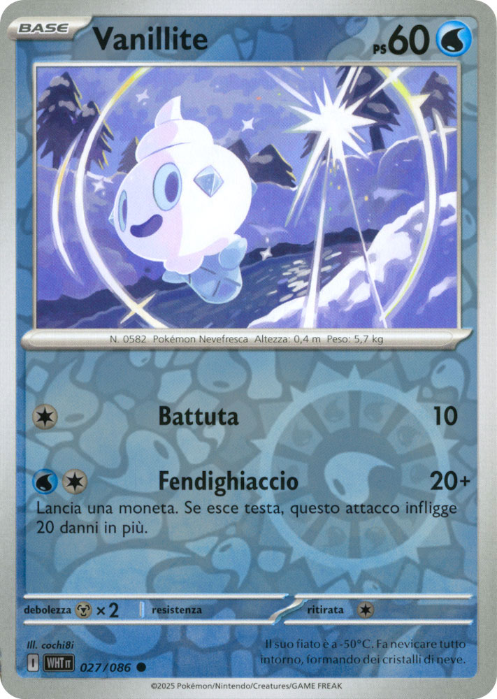 027 / 086 Vanillite Comune foil reverse (IT) -NEAR MINT-