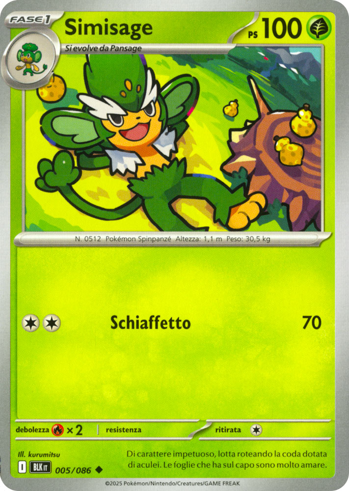 005 / 086 Simisage Non Comune normale (IT) -NEAR MINT-