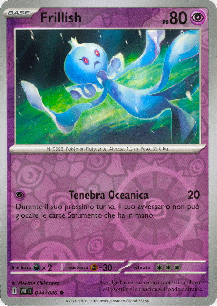 044 / 086 Frillish Comune foil reverse (IT) -NEAR MINT-