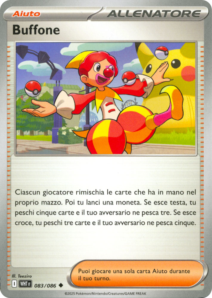 083 / 086 Buffone Non Comune normale (IT) -NEAR MINT-