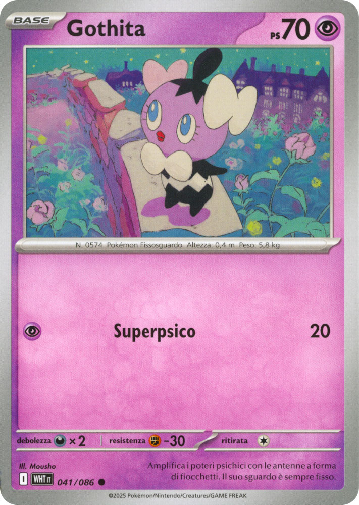 041 / 086 Gothita Comune normale (IT) -NEAR MINT-
