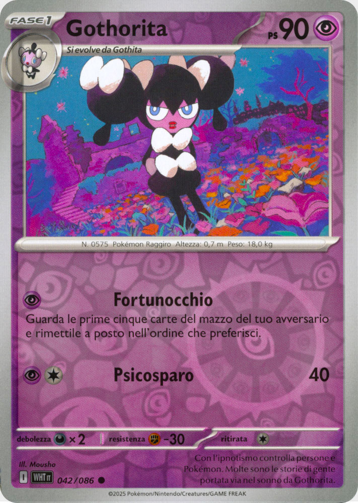 042 / 086 Gothorita Comune foil reverse (IT) -NEAR MINT-