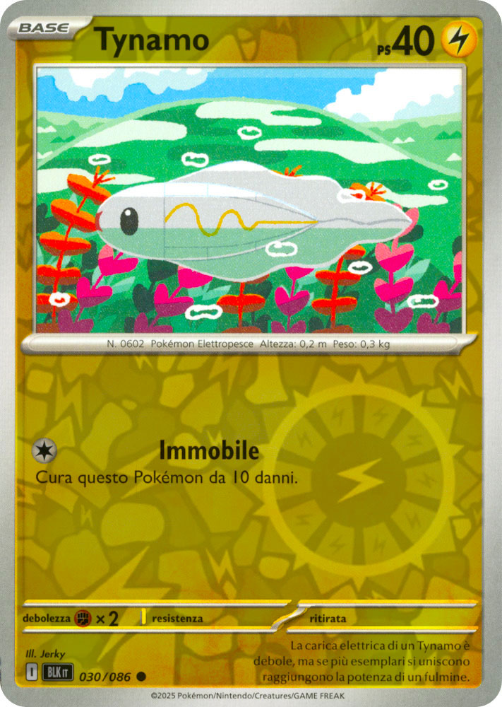 030 / 086 Tynamo Comune foil reverse (IT) -NEAR MINT-