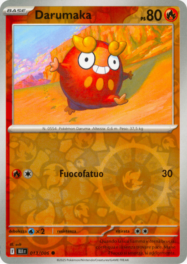 013 / 086 Darumaka Comune foil reverse (IT) -NEAR MINT-