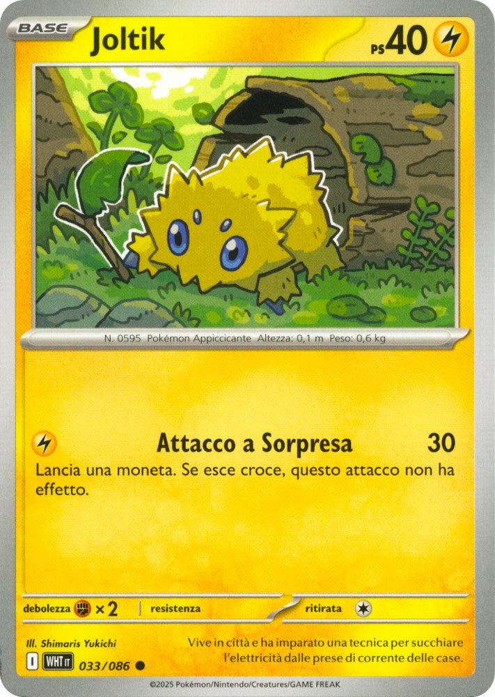 033 / 086 Joltik Comune normale (IT) -NEAR MINT-