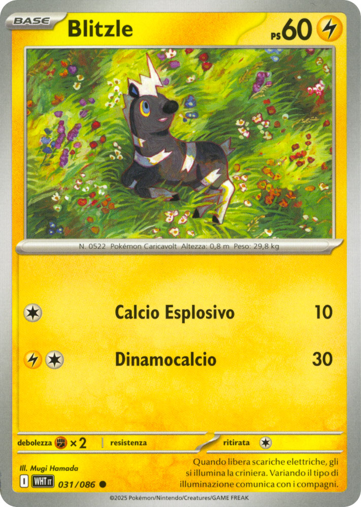 031 / 086 Blitzle Comune normale (IT) -NEAR MINT-