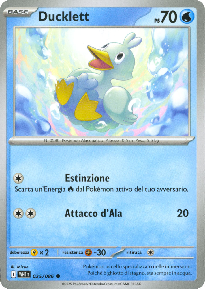 025 / 086 Ducklett Comune normale (IT) -NEAR MINT-