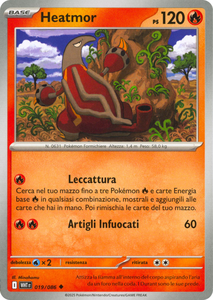 019 / 086 Heatmor Non Comune normale (IT) -NEAR MINT-