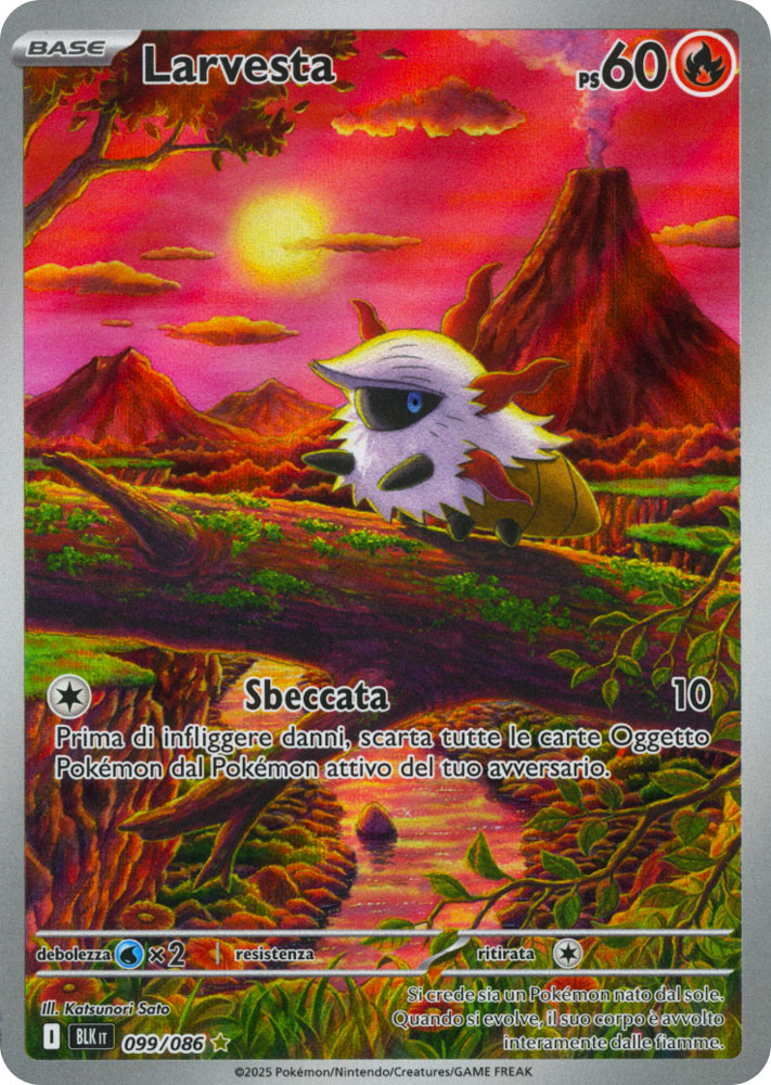 099 / 086 Larvesta Rara Segreta foil (IT) -NEAR MINT-