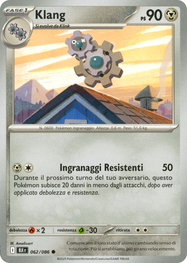 062 / 086 Klang Comune normale (IT) -NEAR MINT-