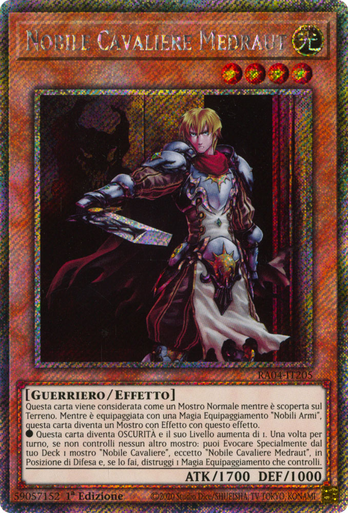 RA04-IT205 Nobile Cavaliere Medraut Platinum Segreta 1a Edizione (IT) -NEAR MINT-