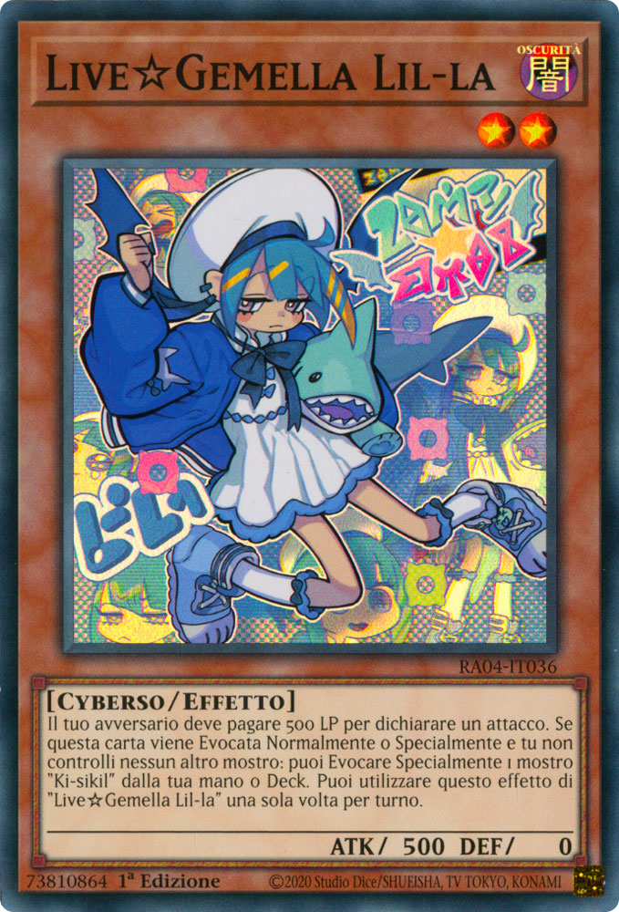 RA04-IT036 Live Gemella Lil-la Super Rara 1a Edizione (IT) -NEAR MINT-