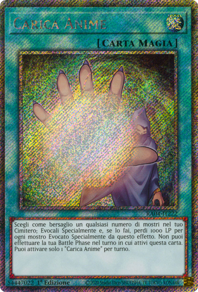 RA04-IT222 Carica Anime Platinum Segreta 1a Edizione (IT) -NEAR MINT-