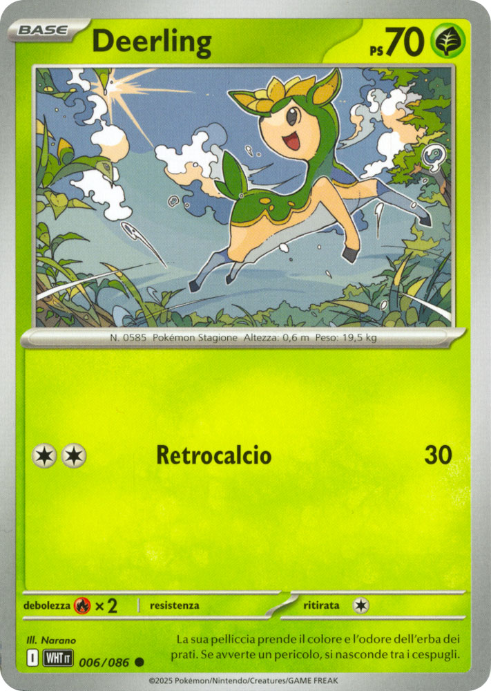 006 / 086 Deerling Comune normale (IT) -NEAR MINT-