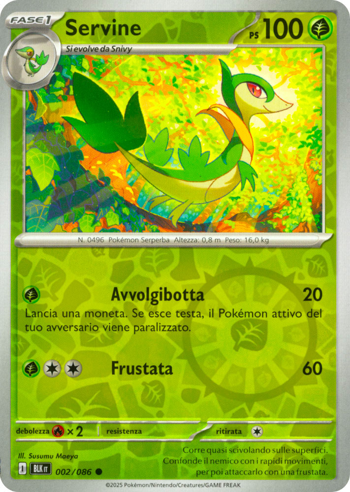 002 / 086 Servine Comune foil reverse (IT) -NEAR MINT-