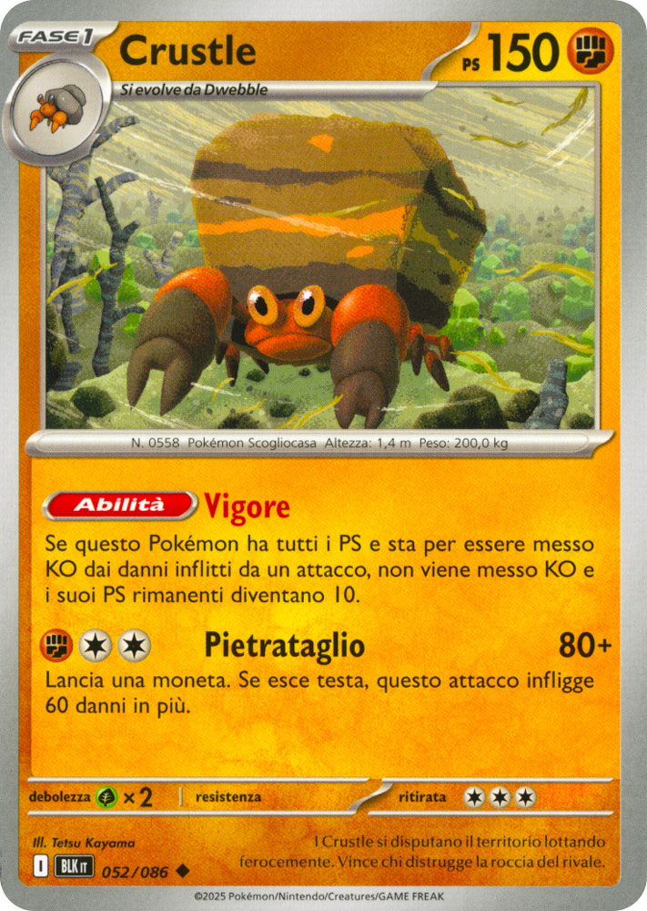 052 / 086 Crustle Non Comune normale (IT) -NEAR MINT-