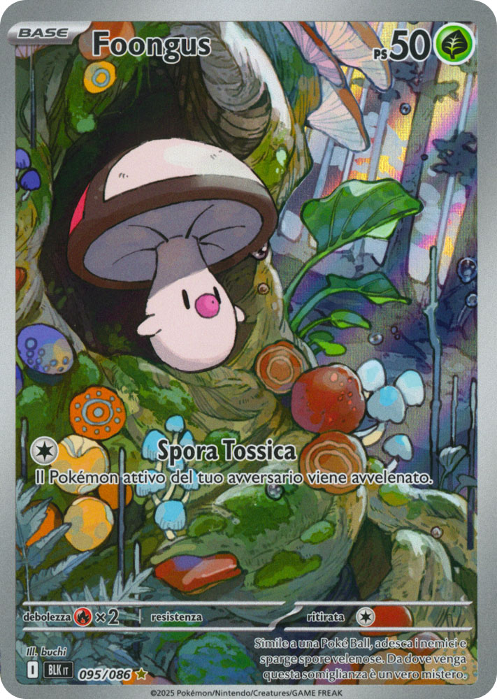 095 / 086 Foongus Rara Segreta foil (IT) -NEAR MINT-