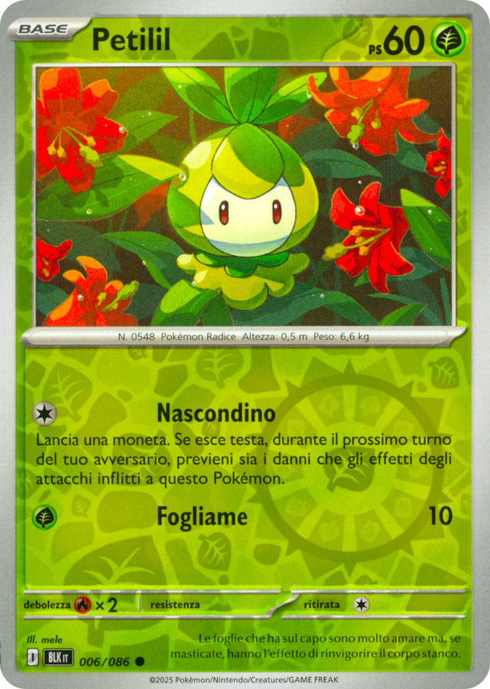 006 / 086 Petilil Comune foil reverse (IT) -NEAR MINT-