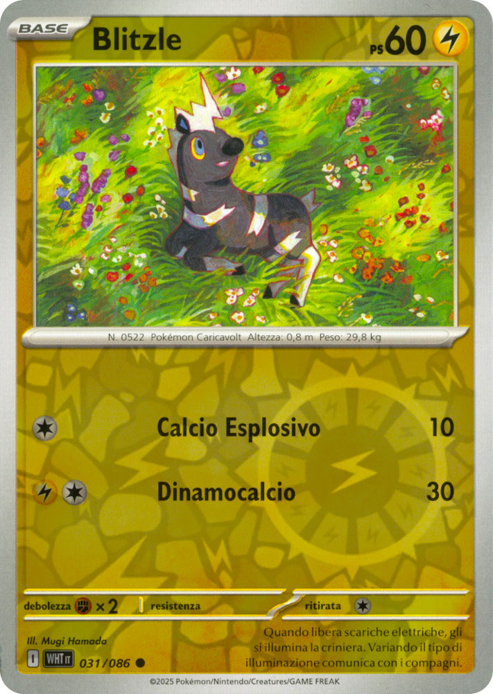 031 / 086 Blitzle Comune foil reverse (IT) -NEAR MINT-
