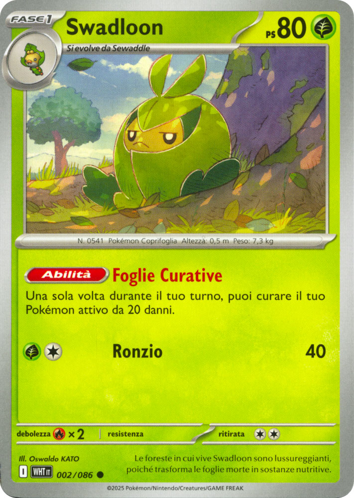 002 / 086 Swadloon Comune normale (IT) -NEAR MINT-