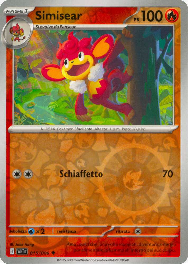 015 / 086 Simisear Non Comune foil reverse (IT) -NEAR MINT-