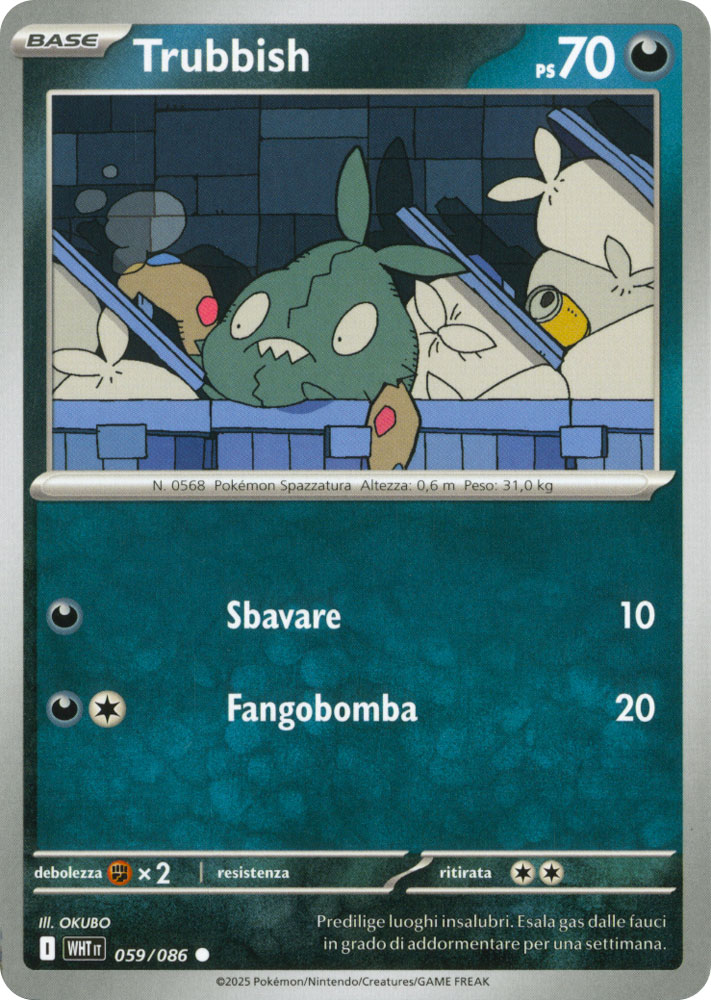 059 / 086 Trubbish Comune normale (IT) -NEAR MINT-