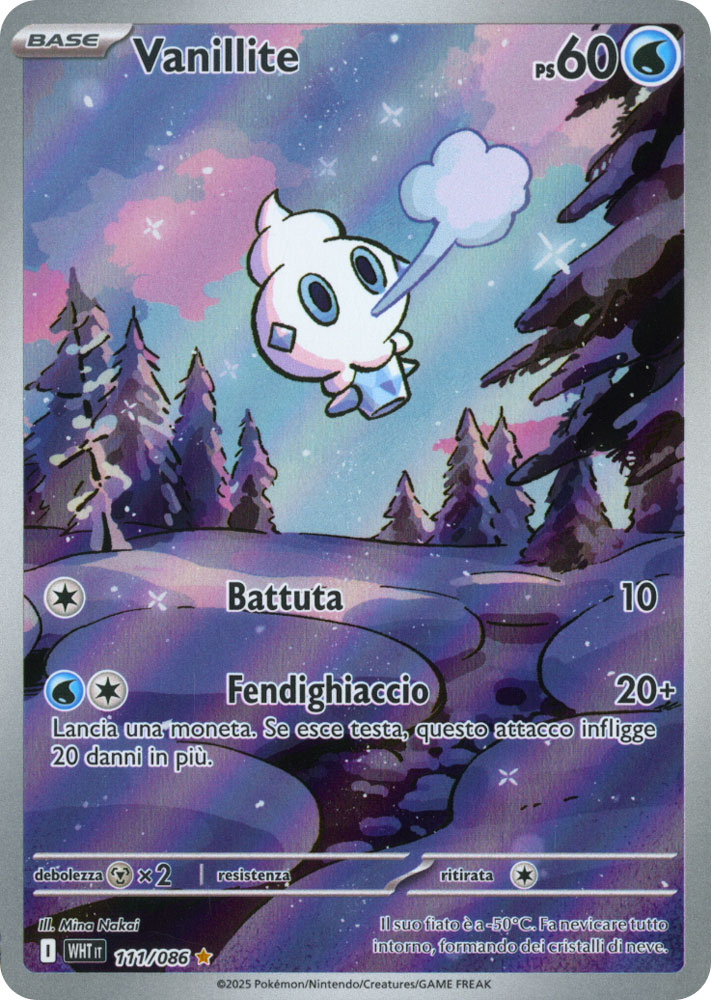 111 / 086 Vanillite Rara Segreta foil (IT) -NEAR MINT-