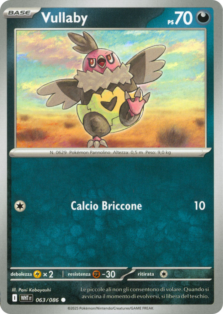 063 / 086 Vullaby Comune normale (IT) -NEAR MINT-