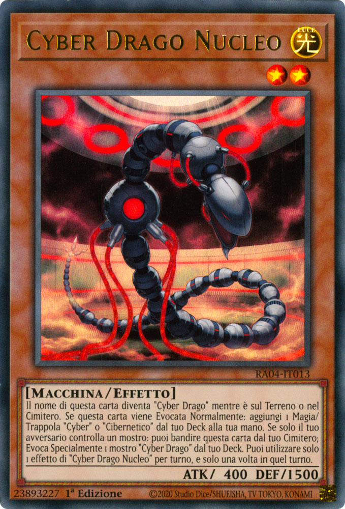 RA04-IT013 Cyber Drago Nucleo Ultra Rara 1a Edizione (IT) -NEAR MINT-
