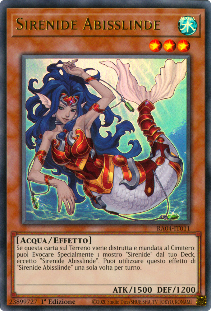 RA04-IT011 Sirena Abisslinde Ultra Rara 1a Edizione (IT) -NEAR MINT-