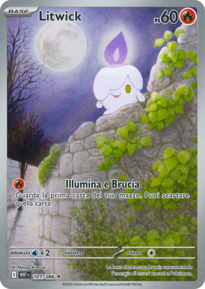 101 / 086 Litwick Rara Segreta foil (IT) -NEAR MINT-