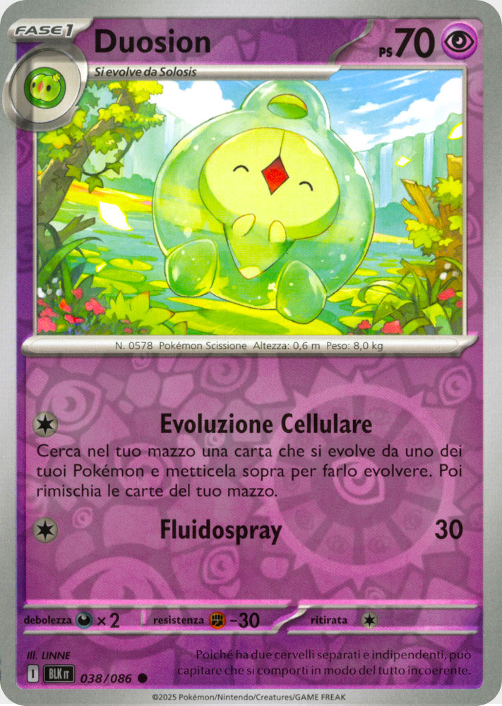 038 / 086 Duosion Comune foil reverse (IT) -NEAR MINT-