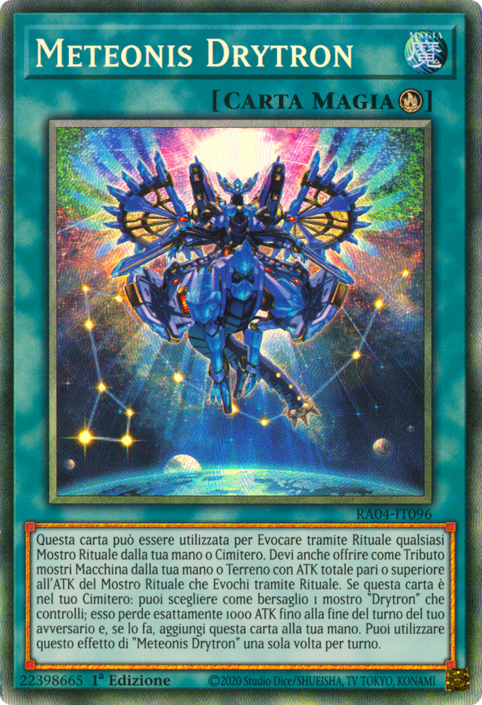 RA04-IT096 Meteonis Drytron Rara Collector 1a Edizione (IT) -NEAR MINT-