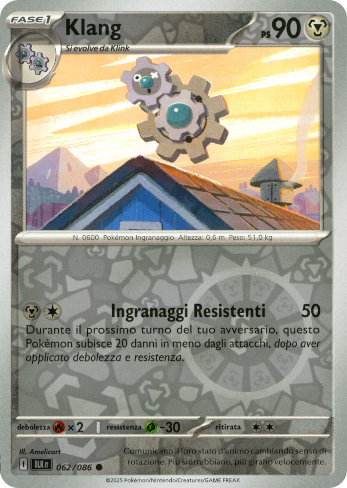 062 / 086 Klang Comune foil reverse (IT) -NEAR MINT-