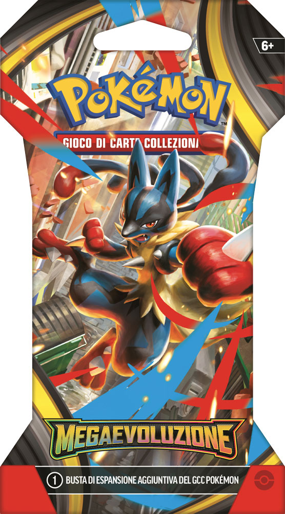 Megaevoluzione busta 10 carte in blister Paper Sleeve Artwork Random (IT)