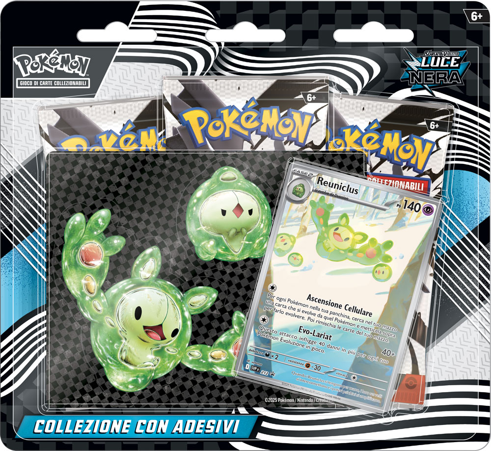 SV10.5 Luce Nera Collezione con adesivi Reuniclus (IT)