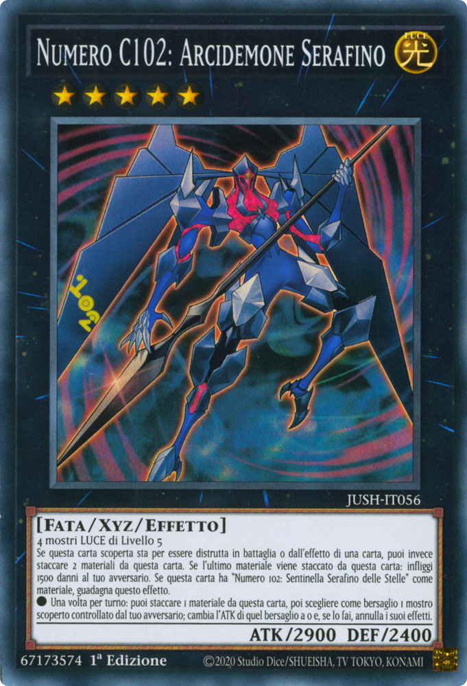 JUSH-IT056 Numero C102: Arcidemone Serafino super rara 1a Edizione (IT) -NEAR MINT-