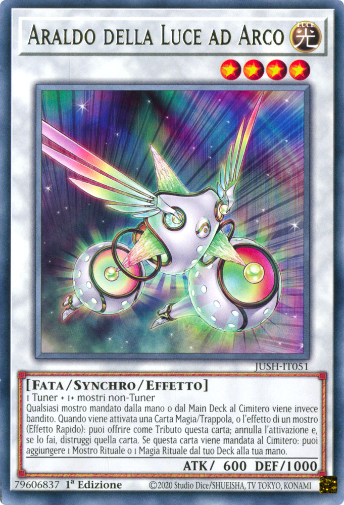 JUSH-IT051 Araldo della Luce ad Arco rara 1a Edizione (IT) -NEAR MINT-